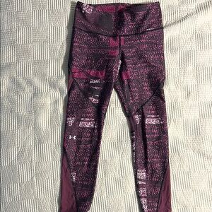 Under Armour Kids Purple Patterned Bottoms